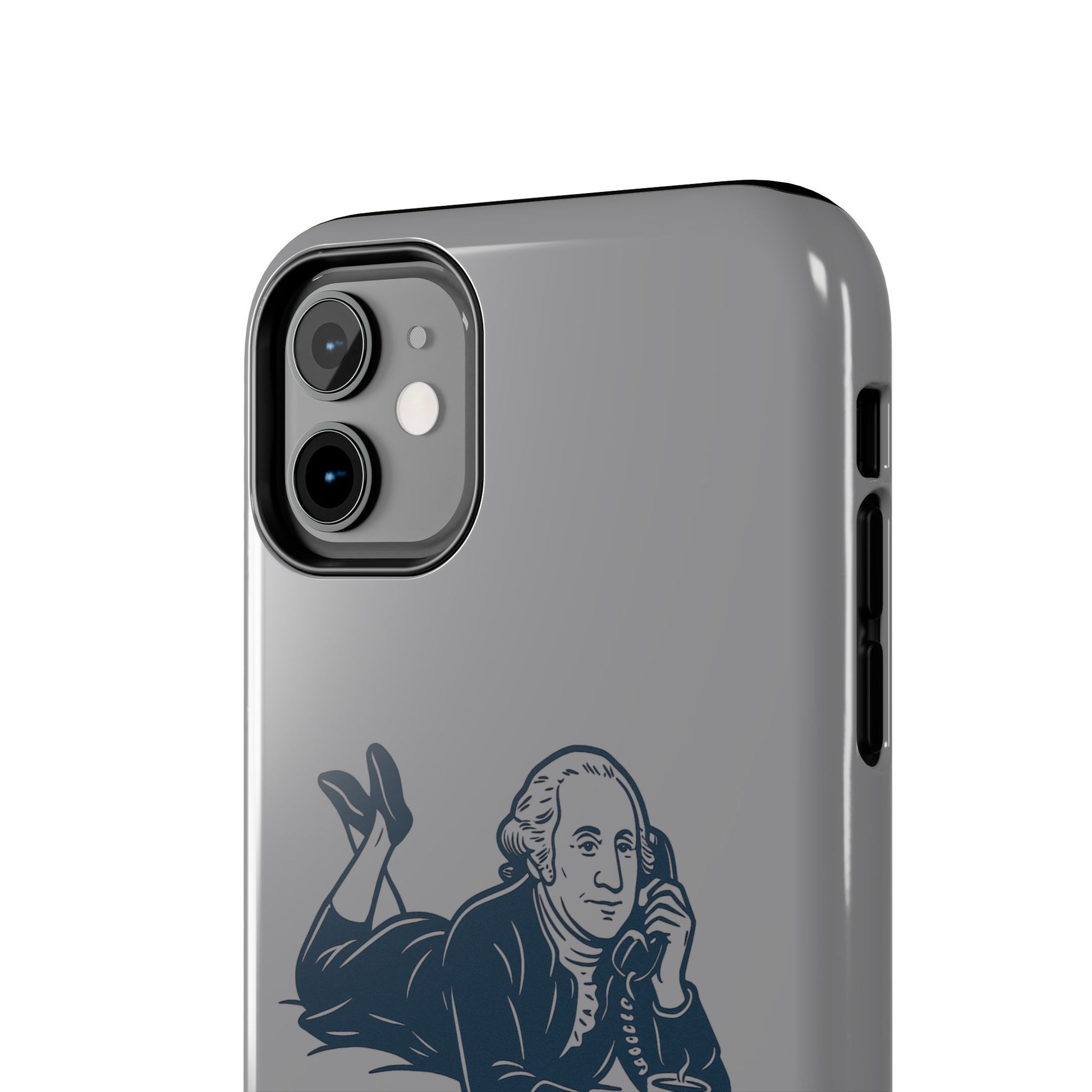 Spillin' Tea Phone Case, Tough Phone Cases for History Lovers, Unique Gift, Durable Phone Cover, Trendy Accessories