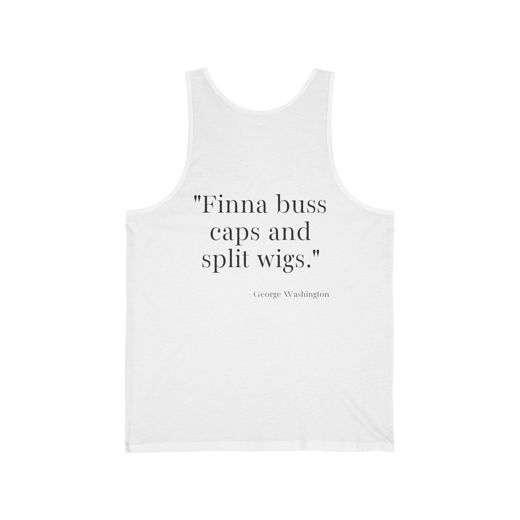 George Washington Meme Unisex Tank Top, Funny Fourth of July Shirt, Patriotic Apparel, Gift for History Lovers, Summer Essential