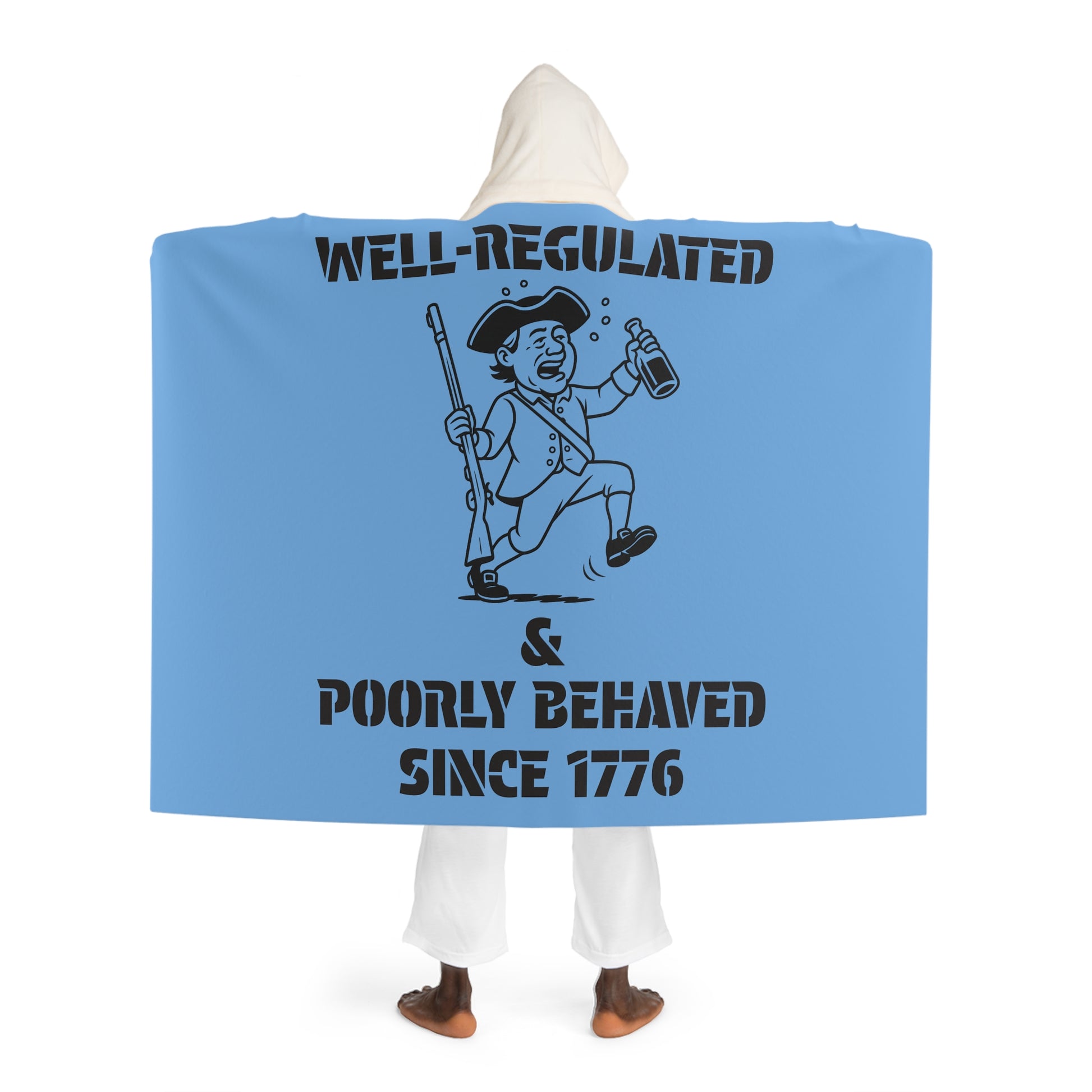 Poorly Behaved Snoogle Blue | Perfect for Snuggling, Gift for Home Decor, Movie Night Essential, Warmth for Winter, Relaxing Evenings