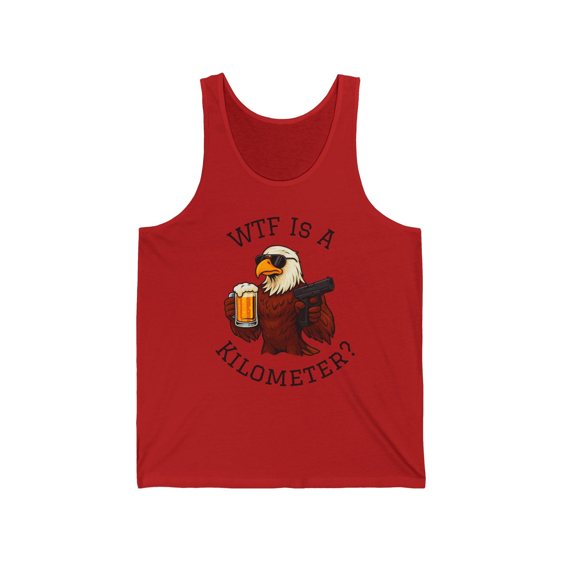 WTF Tank Top, Unisex Jersey Tank, Perfect for BBQs, Summer Vacation, Beer Lovers, Party Wear, Casual Gift